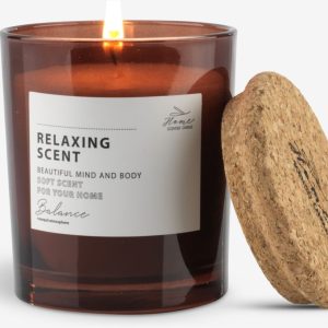 Bougie parfumée JENS avec couvercle – 7 cm x 8 cm