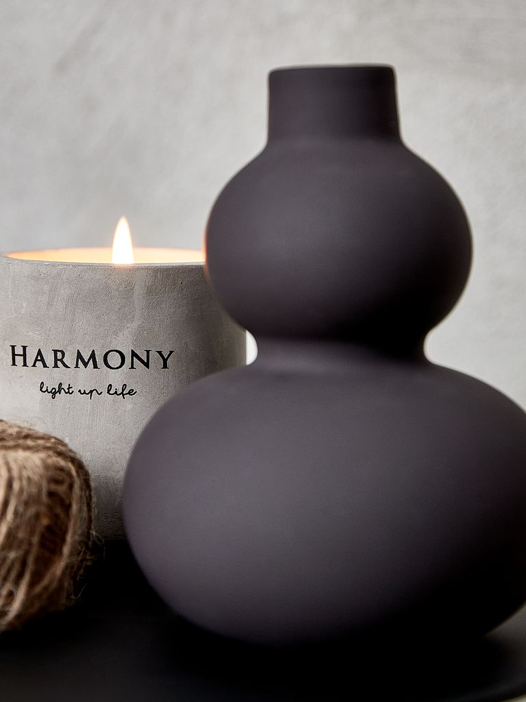 Vase en céramique noire – 11 cm x 15 cm - Image 3